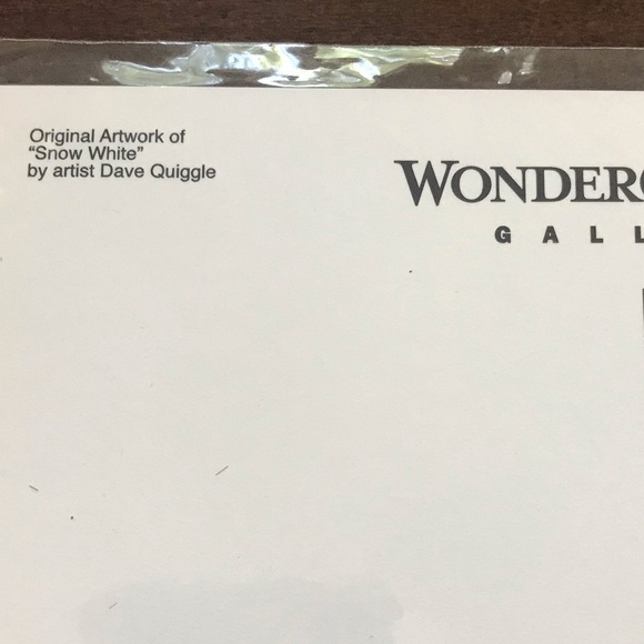 Snow White by artist Dave Quiggle Postcard - Picture 4 of 4